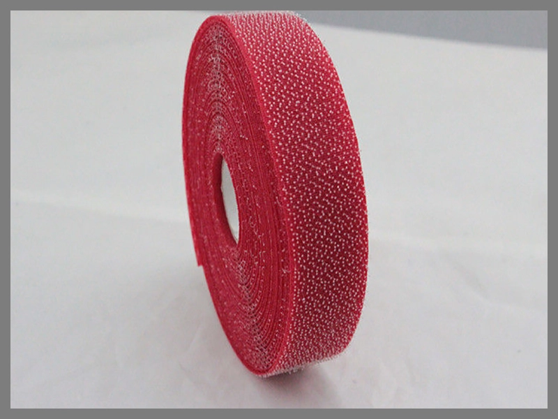Strong Sticky Red Mushroom velcro fastener tape,adhesive Hook Loop Fastener