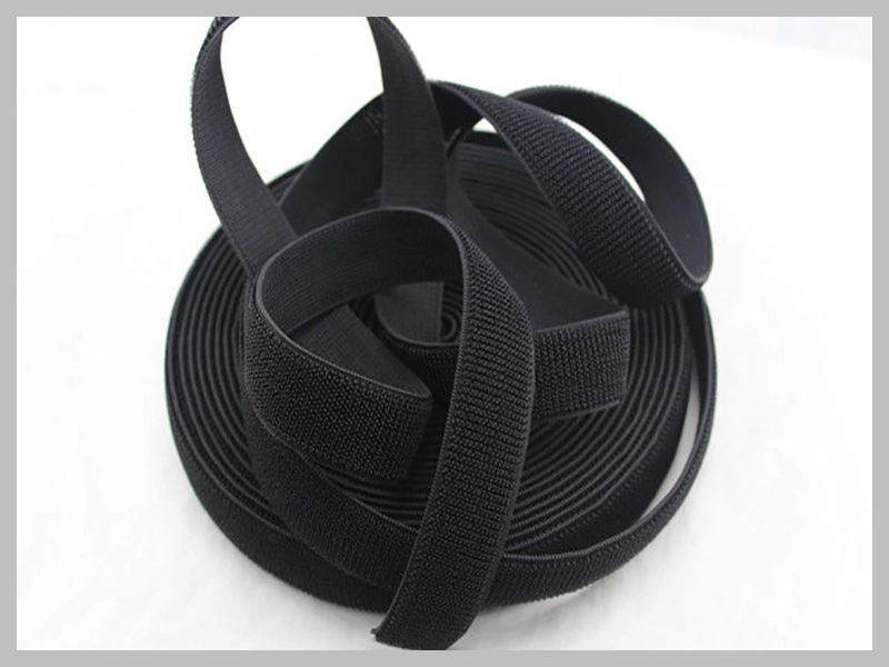 1 Inch Elasticated velcro Straps,Elastic Webbing Straps Unnapped velcro Tape