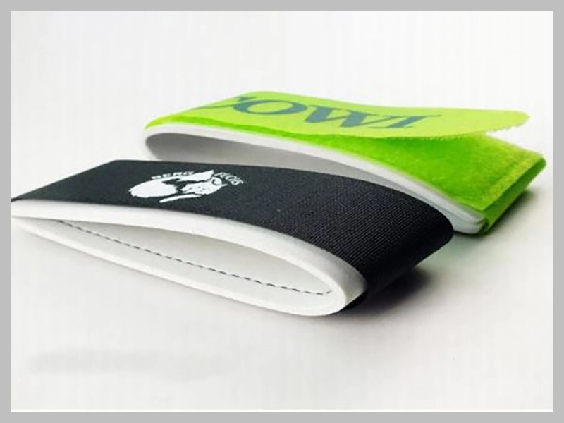 Green High Strength velcro Cross Country Ski Holder