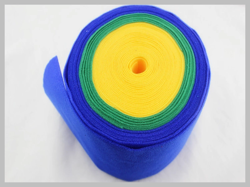 velcro Fastener Nylon Thin Loop Fabric 10mm With Hook Receptive
