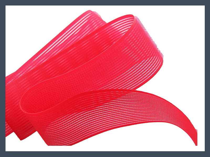 Red Hook and Loop Hair Styling Headband