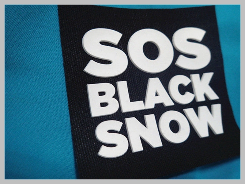 Soft Silicone Rubber Heat Transfer Label for Bags