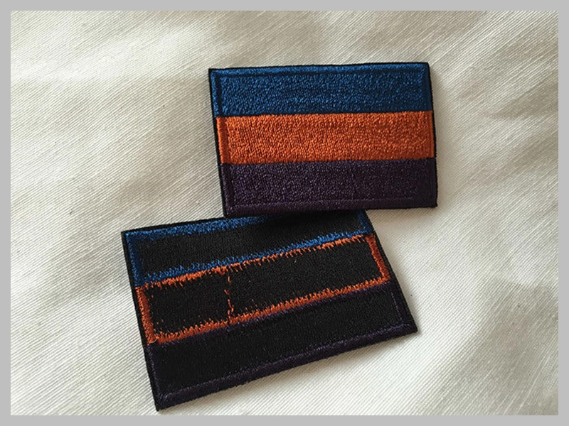 Custom Shape Eco-Friendly Embroidered Dress Patches Thumb