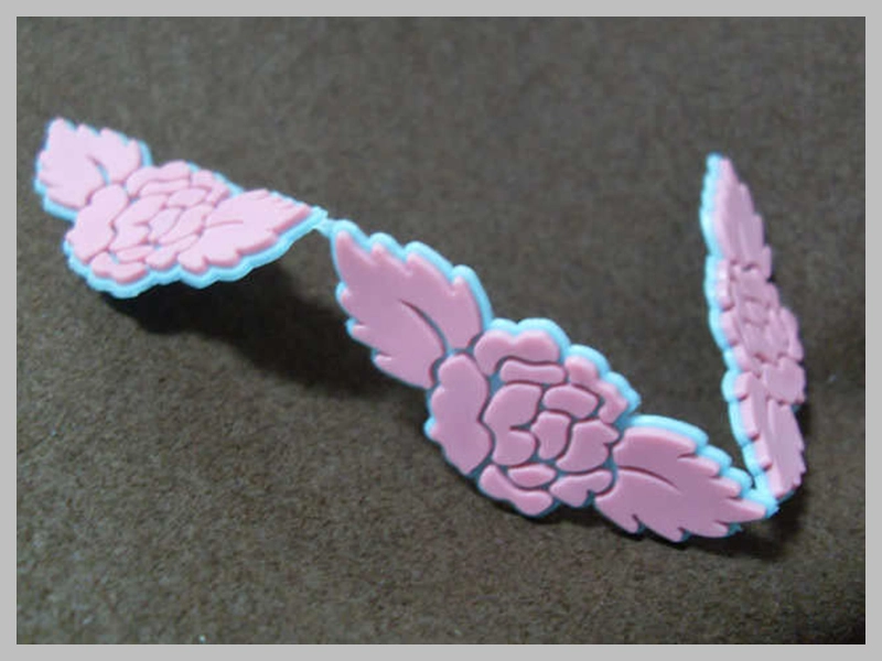 Sew-On PVC Rubber Label Badge