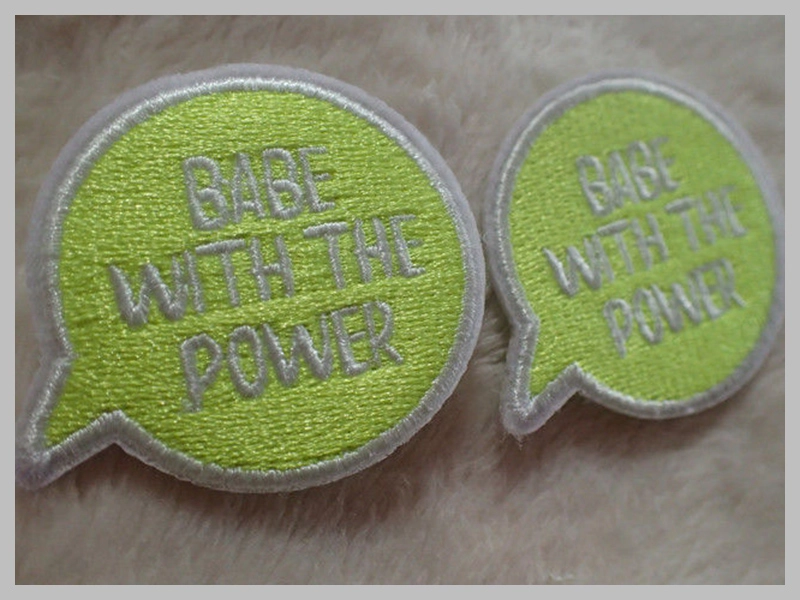Personalized Multicolor Embroidered Baby Clothes Badges