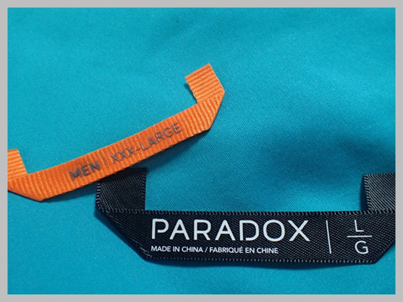 Custom Screen-Printed Canvas Garment Woven Tags Thumb