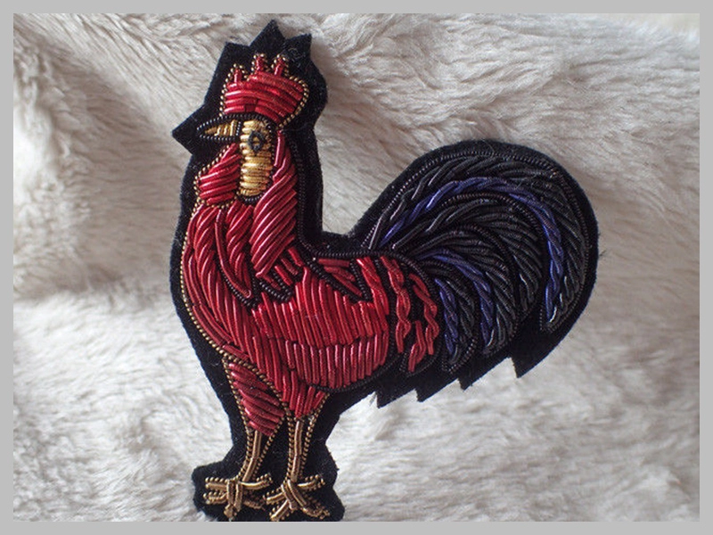 Hand-Made Embroidery Design Military Uniform Patches Thumb