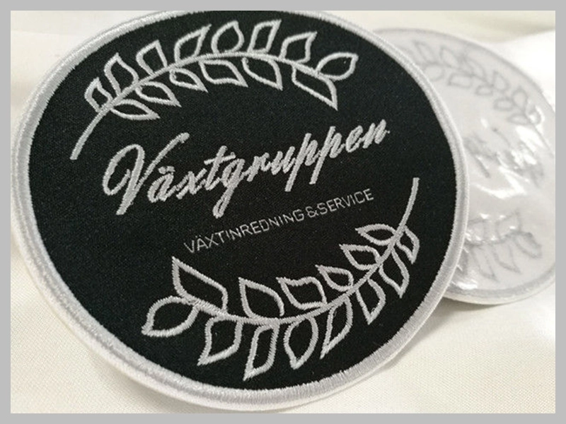 Heat-Cut Twill Fabric Cloth Embroidered Badges Thumb