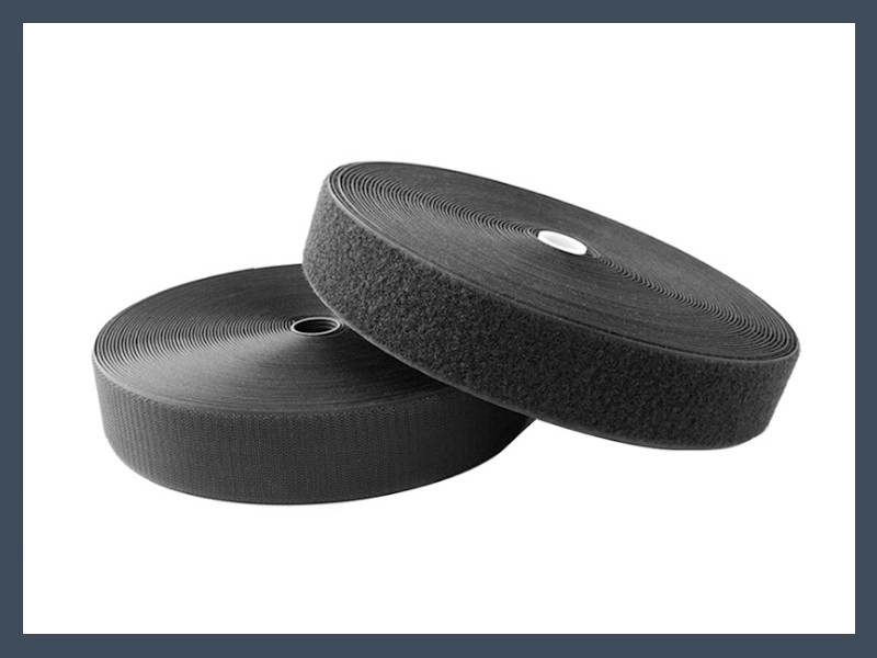 Polyester Glove Fastener Tape (Black & White)