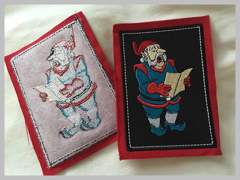 Latest Handwork Cartoon Custom Embroidered Patches Thumb