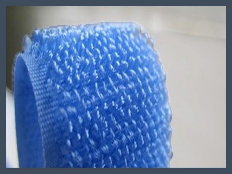 Colored Unnapped Loop Fastener Tape Thumb
