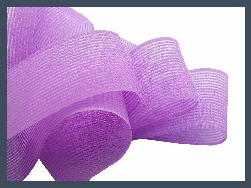 Purple Hook and Loop Hair Styling Headband Thumb