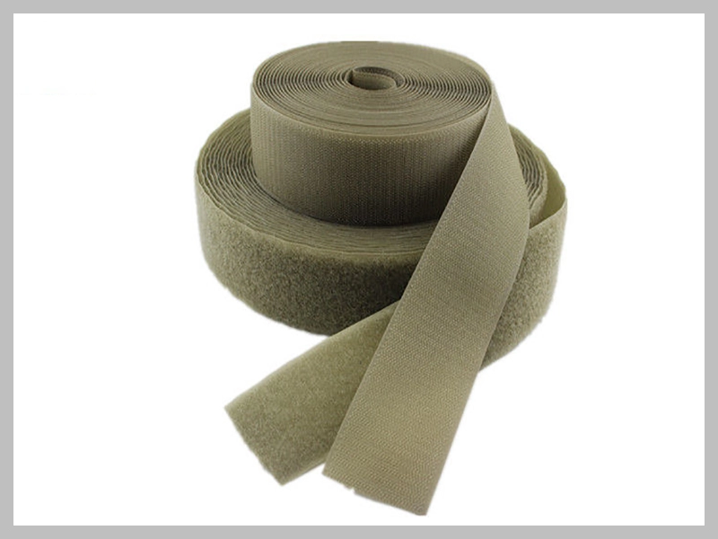 Beige Double-Sided Padded Hook and Loop Straps