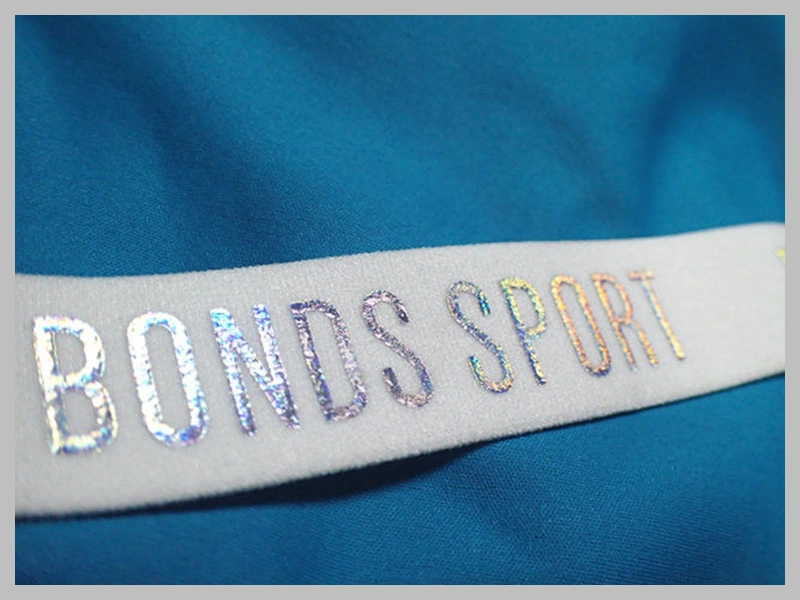 Silk Screen Heat Transfer Label on Real Leather Thumb