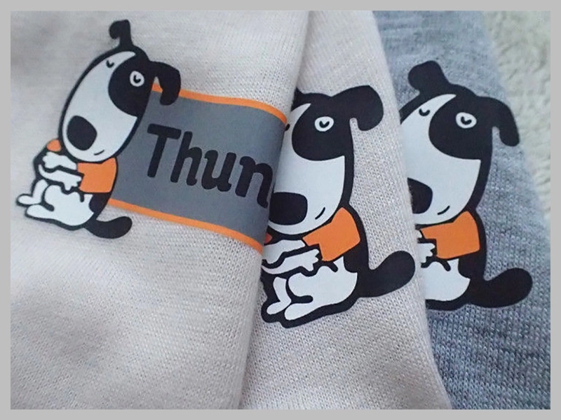 Custom Screen-Print Iron-On Sticker Labels Thumb