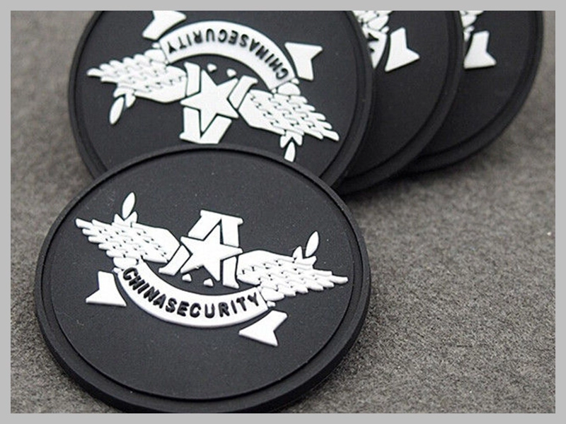 Round Sew-On PVC Label Badges Thumb
