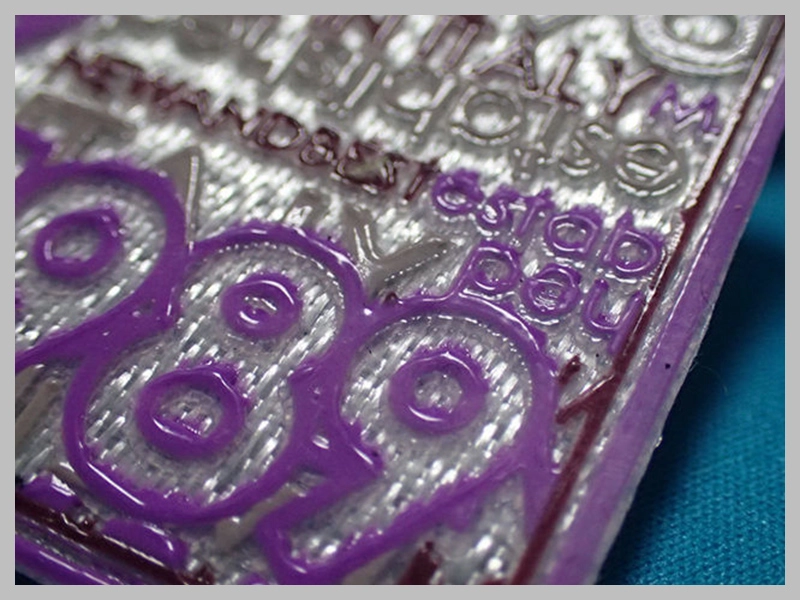 3D Decorative PVC Cloth Label for Jackets Thumb
