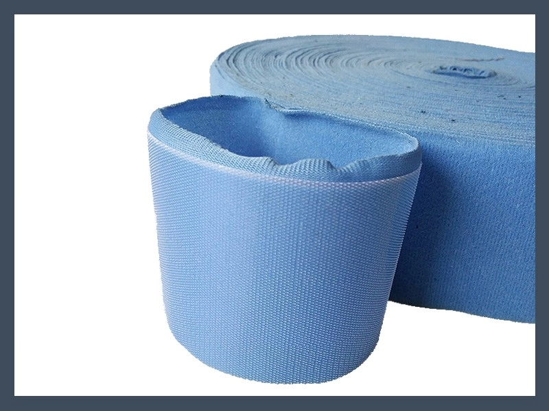 Sky Blue 100mm Back-to-Back Hook and Loop Roll