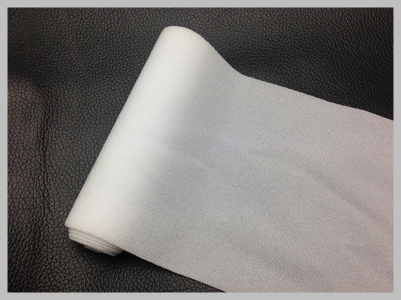 White Thin Reclosable Nylon Loop Fabric