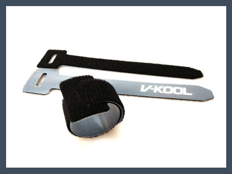 Black T-Type Self-Adhesive Cable Ties
