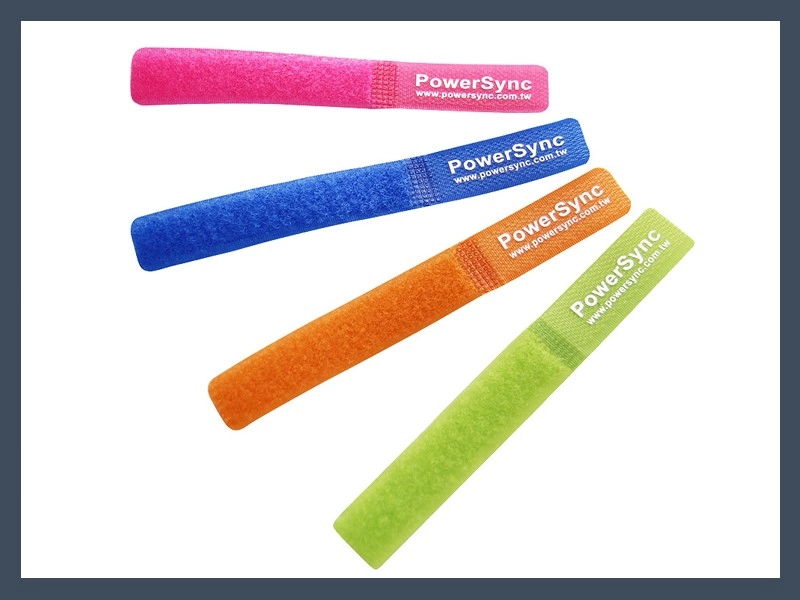 Colored Straight Stripe Hook and Loop Tape Thumb