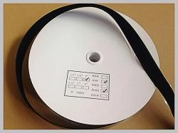 Custom-Shape 1-Inch Black Self-Stick Hook Tape