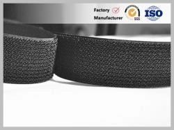 Black Reusable Single-Sided Hook and Loop Strap