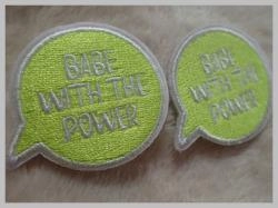 Personalized Multicolor Embroidered Baby Clothes Badges
