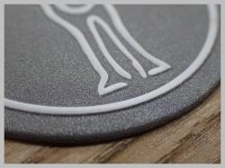 High-Frequency Embossed Soft TPU Patch for Shoes