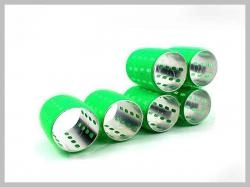 Blue Heat-Resistant 100% Nylon Hair Rollers