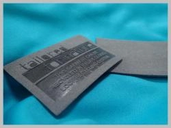 OEM Custom Printed Embossed Jeans Leather Patch
