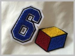 Personalized Iron-On Embroidered Number & Letter Patches