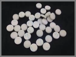 Self-Adhesive White Hook and Loop Coins (25mm)