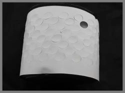 Self-Stick White Nylon Hook and Loop Coins
